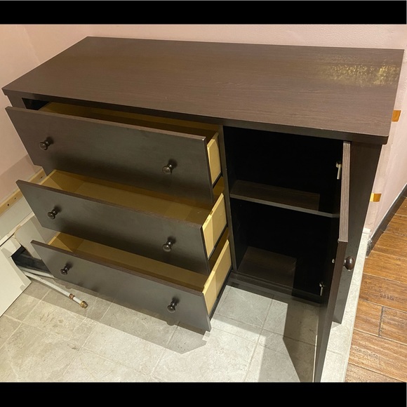 Commode, Tirroir, Drawers, Wooden, Brown, Bois - Picture 3 of 5